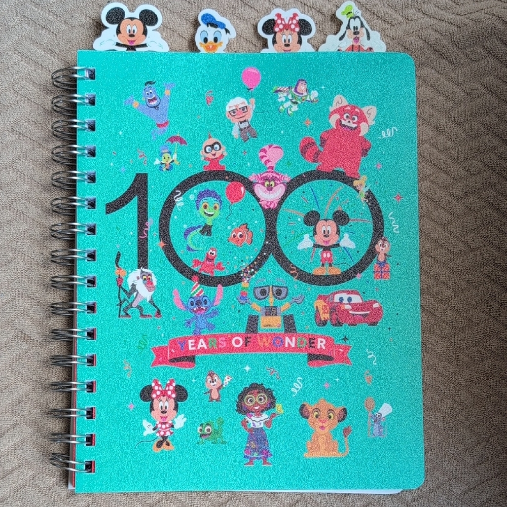Disney Blue Notebook with Mickey Mouse Design
